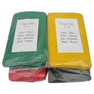 Triage Tarps Set of 4 16×20