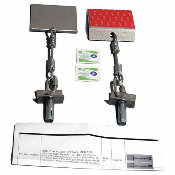 Equipment Cable Bracket Floor Fastener