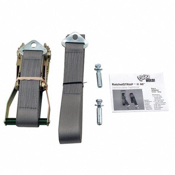 60″ Ratchet Strap,Gray