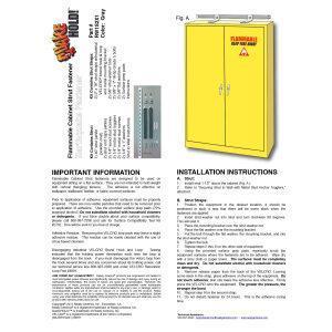 Flammable Cabinet Strut Fastener,Gray