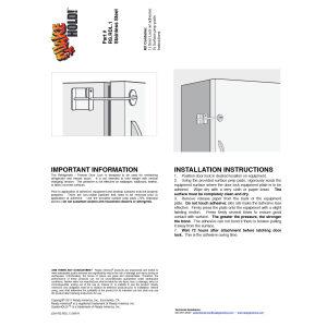 Refrigerator / Freezer Door Lock,Silver