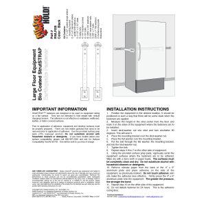 Large Floor Equipment BioCoated StrutStrap