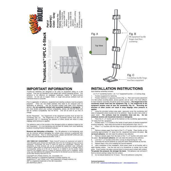 HPLC 4-Stack Fastener,Gray