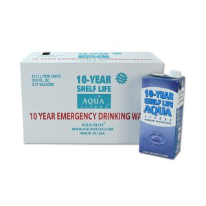 Aqua Literz Case of 10-Year Shelf Life