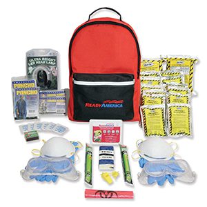 2 Person Fire/Blackout Emergency Kit (3 Day Backpack)