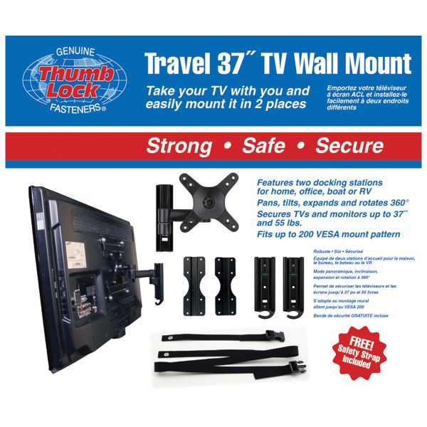 Travel TV Mount up to 37″ & 55lbs