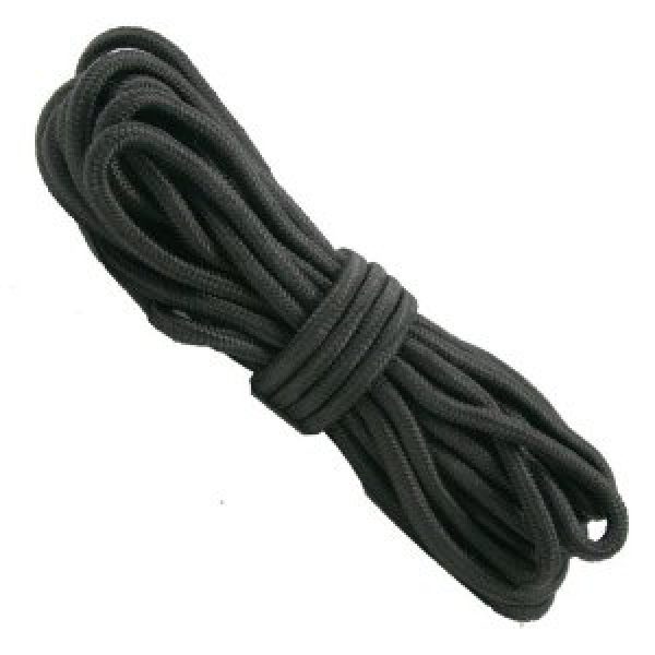 3/8″ x 50′ Heavy Duty Nylon Rope, Black