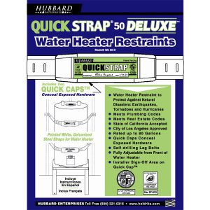 Water Heater Strap Deluxe – 80 Gallon