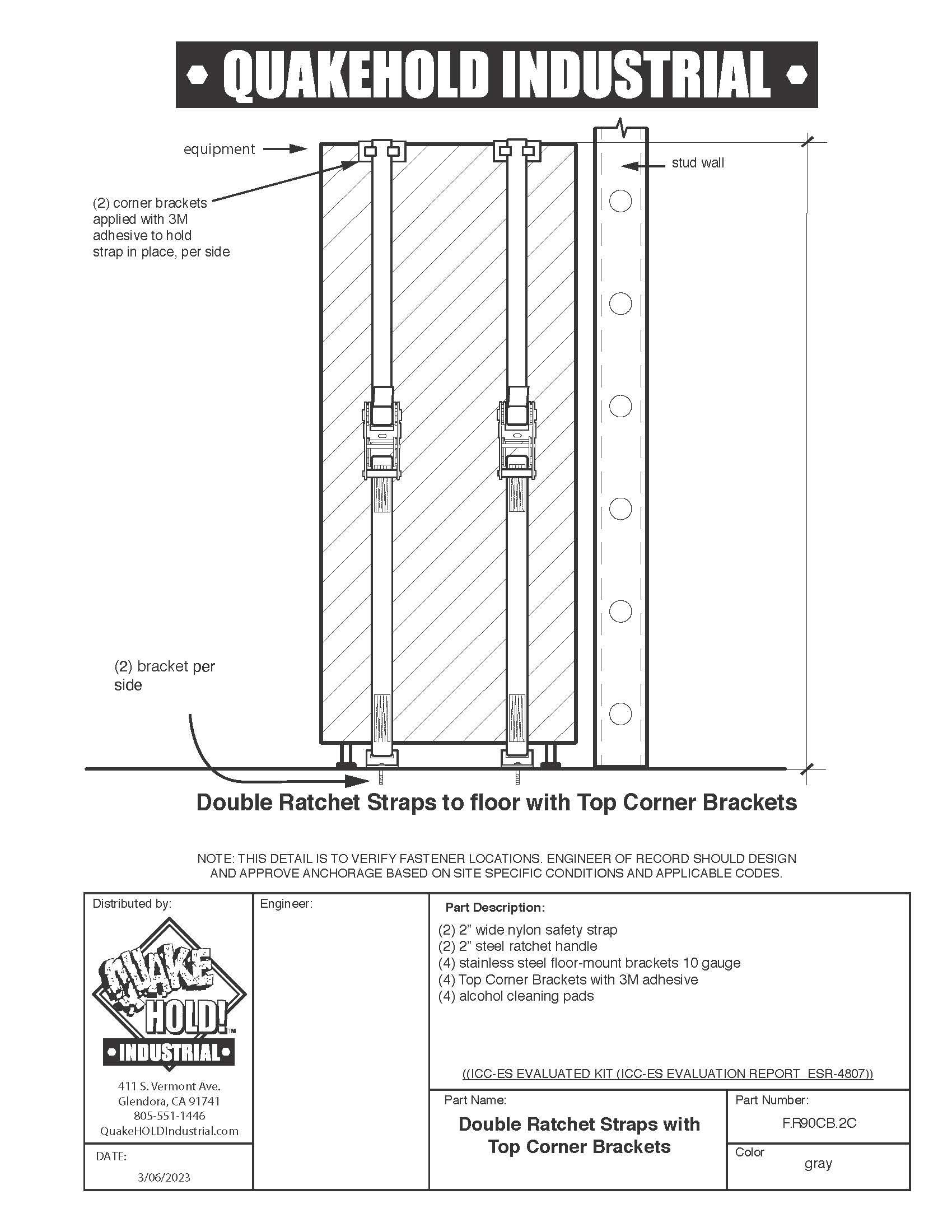 Ratchet Kit – ICC-ES Evaluated