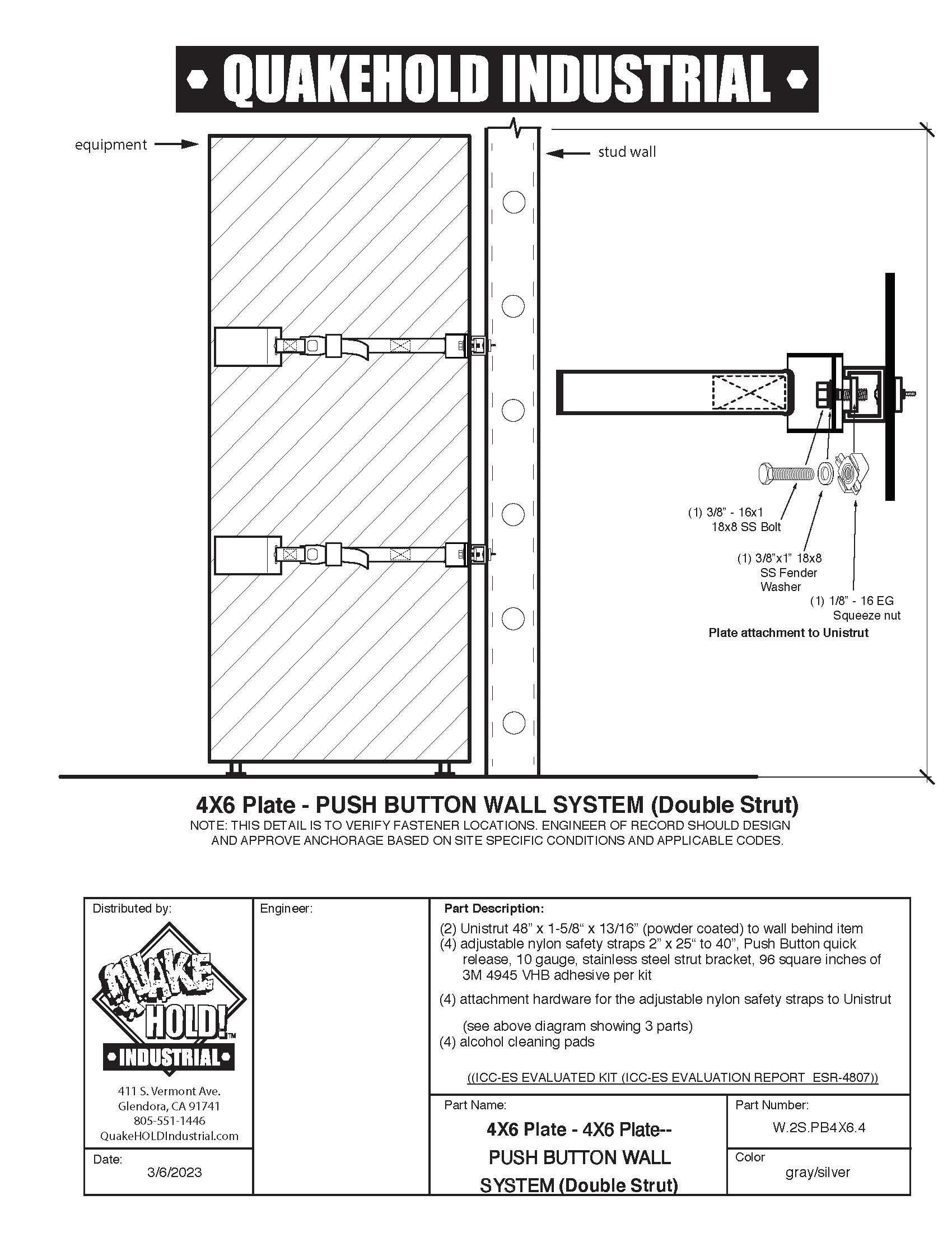 Seat Belt Kit – ICC-ES Evaluated