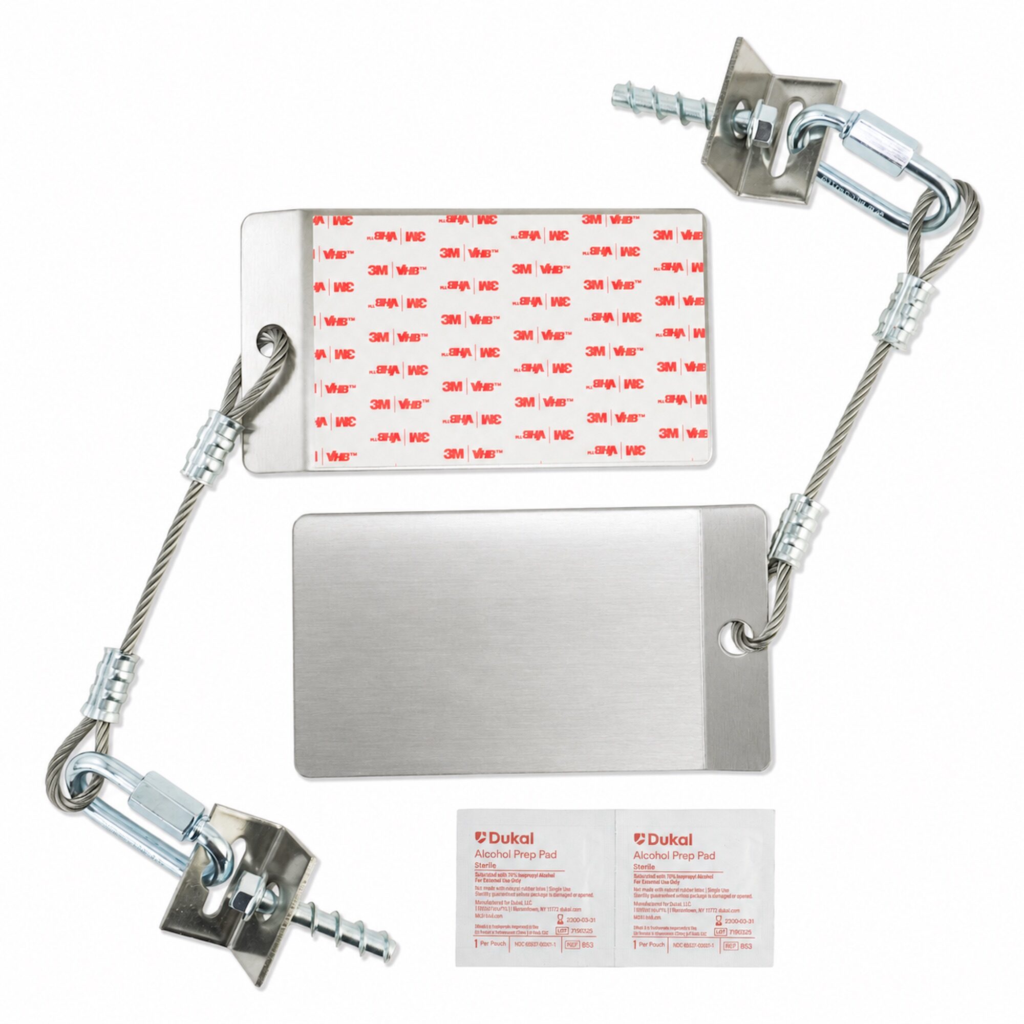 Equipment Cable Bracket Floor Fastener - QuakeHOLD! Industrial